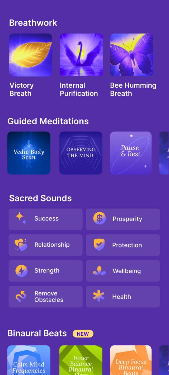 Breathwork screen